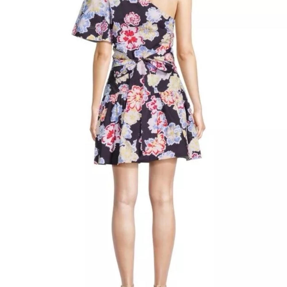 Floral One-Shoulder Dress